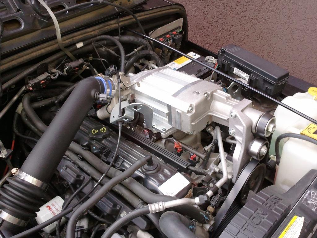 S5-210 Screw Compressor Supercharger System; 1997-2004 Wrangler TJ, 4.0L
